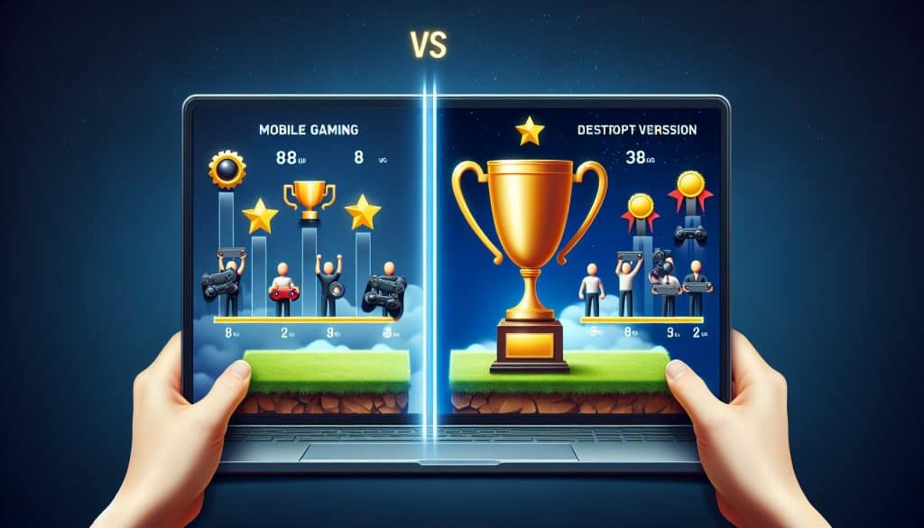 Mobilno igranje protiv desktop verzija tko pobjeđuje