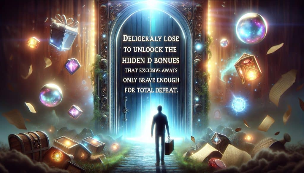 Bonusi koji se pojavljuju samo ako sve izgubiš namjerno