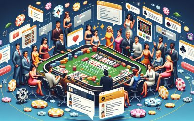 Kazina koja uključuju interaktivne chat sobe za taktičko savjetovanje